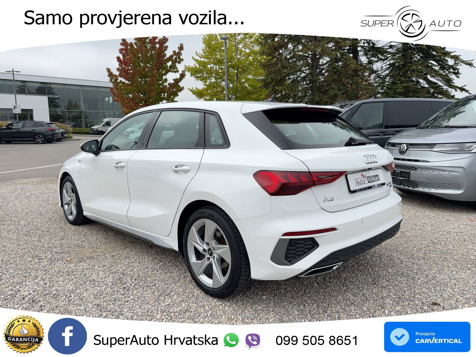 Audi A3 40 TFSI (190 KS) quattro S tronic S line MATRIX+GR SJED+KAM