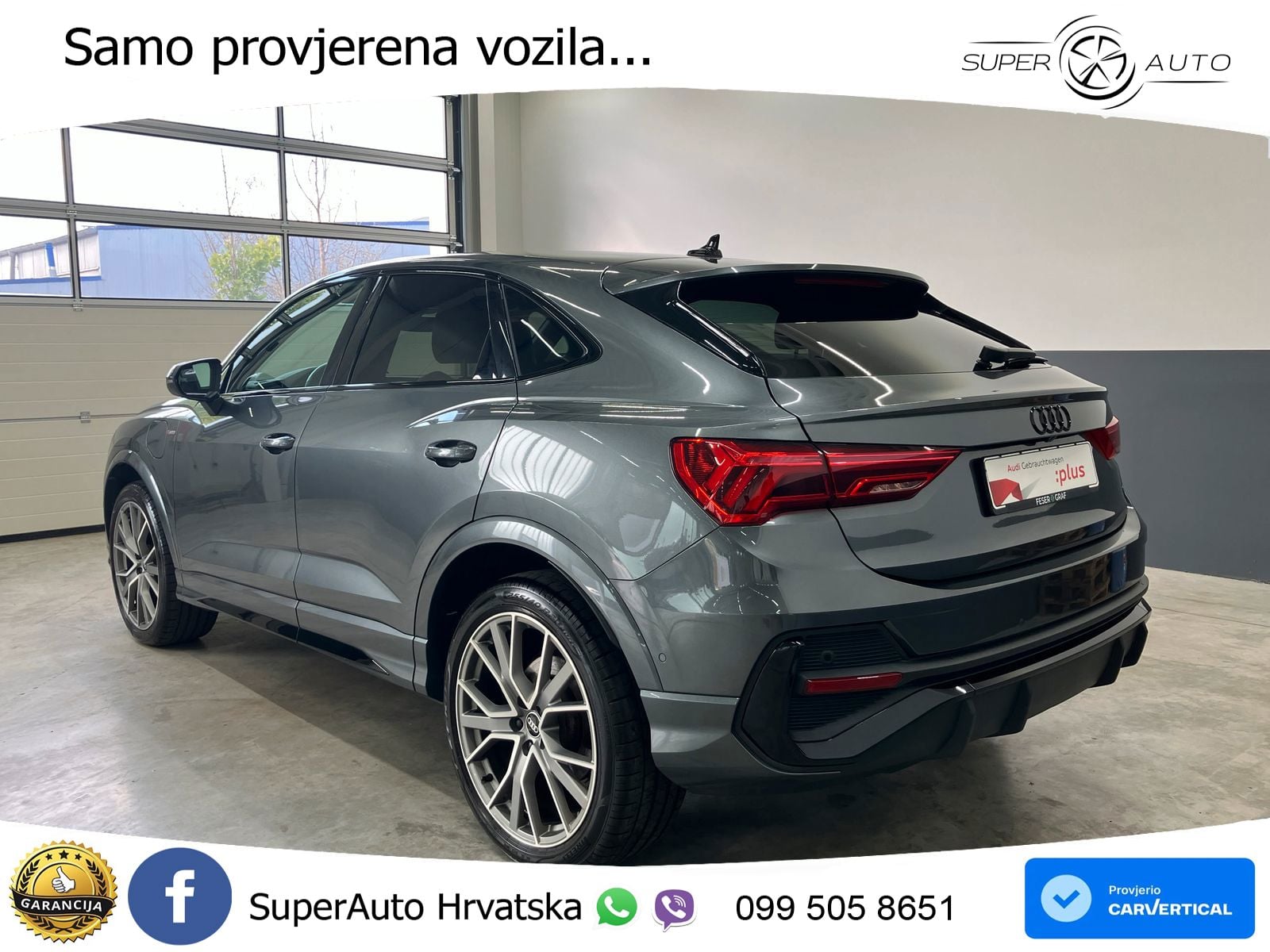 Audi Q3 Sportback 45 TFSIe (245 KS) S tronic S line ACC+GR SJED+360+PANO