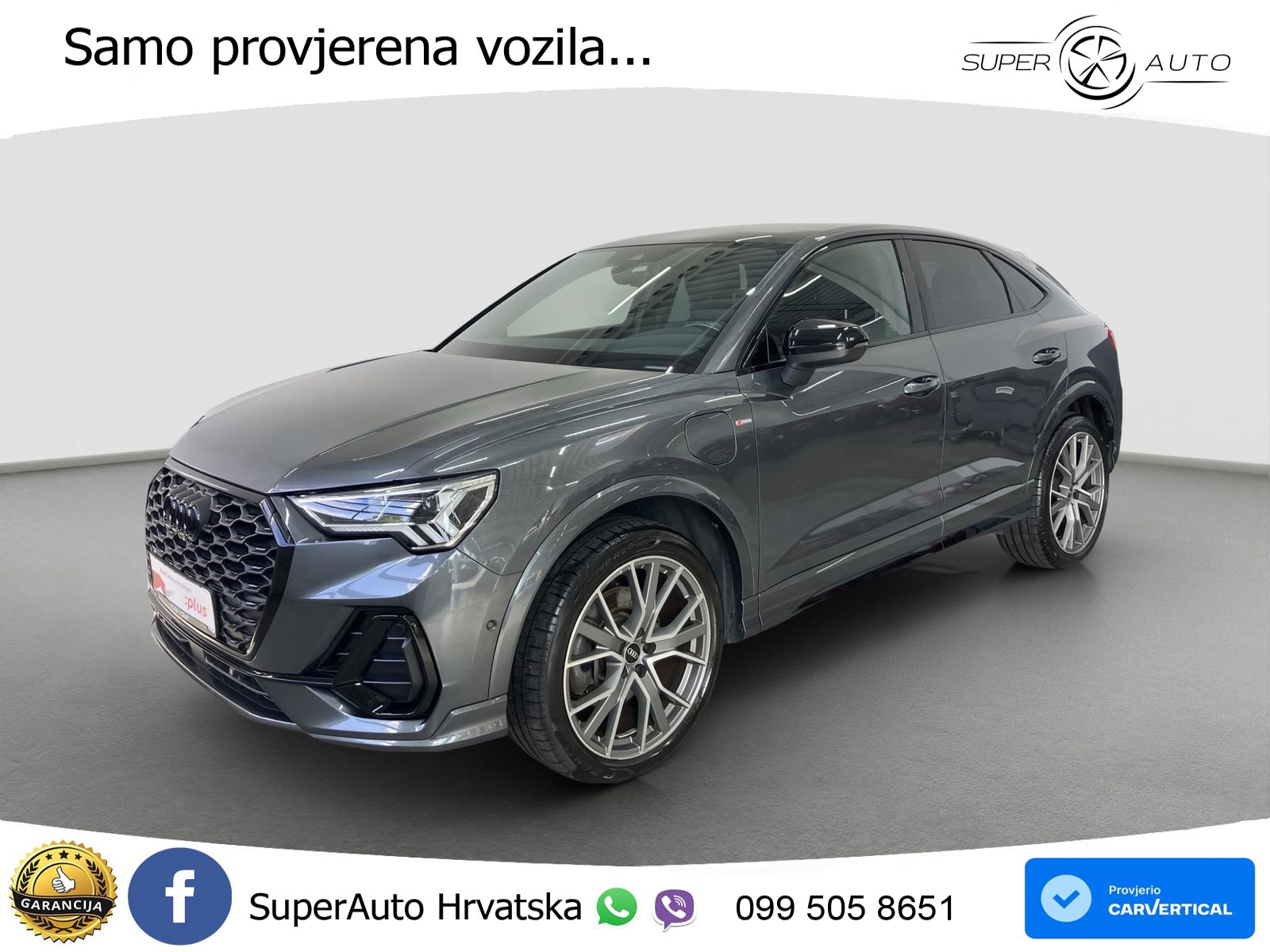 Audi Q3 Sportback 45 TFSIe (245 KS) S tronic S line ACC+GR SJED+360+PANO