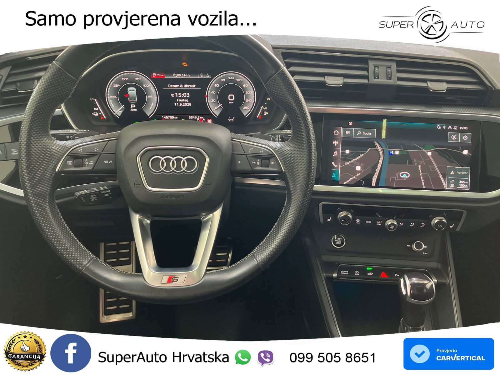 Audi Q3 Sportback 45 TFSIe (245 KS) S tronic S line ACC+GR SJED+360+PANO