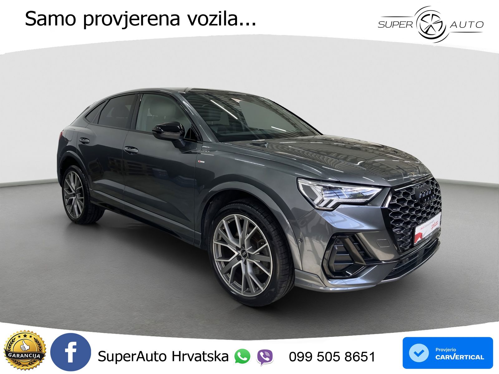 Audi Q3 Sportback 45 TFSIe (245 KS) S tronic S line ACC+GR SJED+360+PANO