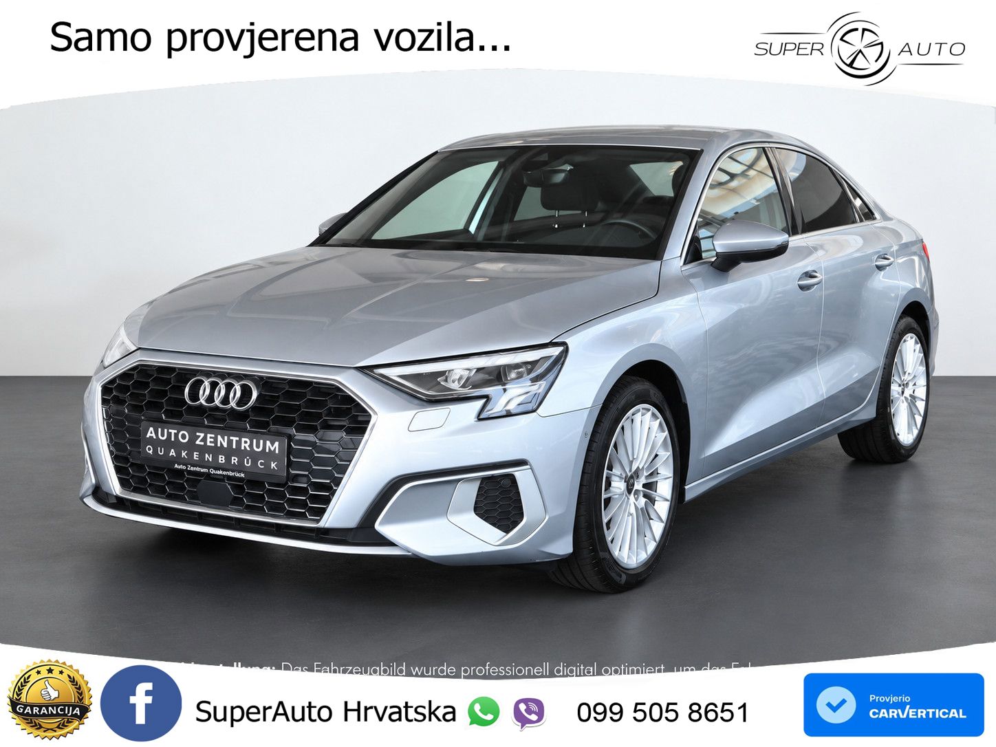 Audi A3 Limuzina 35 TDI (150 KS) S tronic advanced LED+GR SJED+ACC