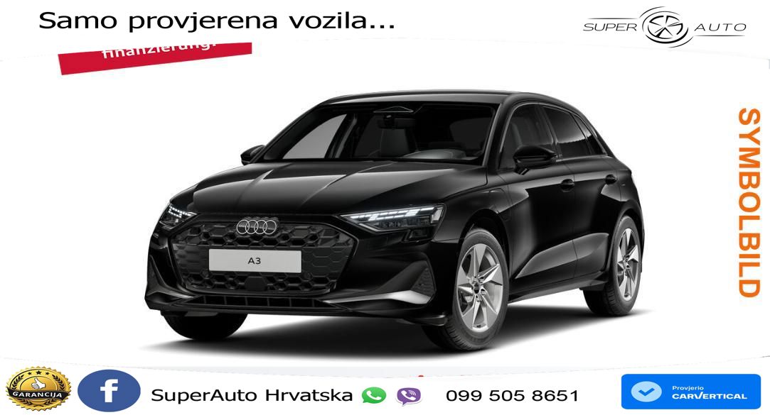 Audi A3 Sportback 40 TFSI e (204 KS) Plug-in Hybrid S tronic LED+GR SJED+ACC