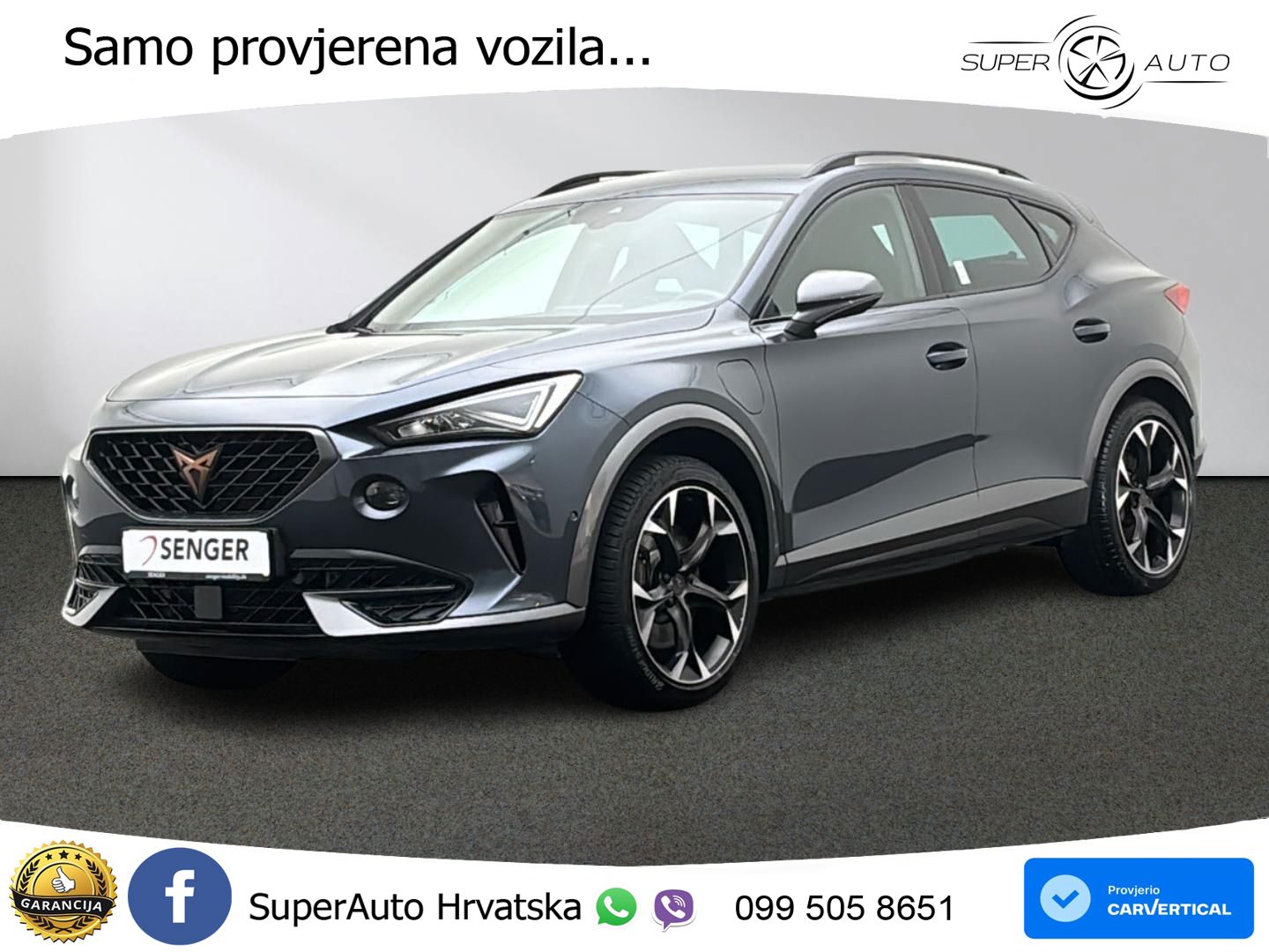 Cupra Formentor 1.4 TSI (245 KS) e-Hybrid DSG VZ LED+GR SJED+ACC