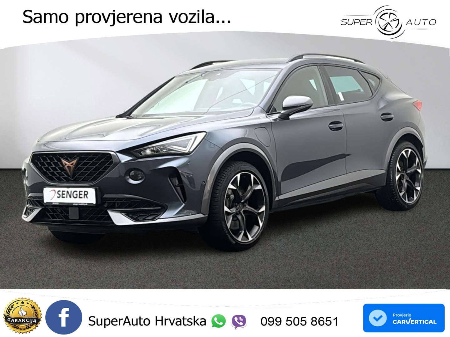 Cupra Formentor 1.4 TSI (245 KS) e-Hybrid DSG VZ LED+GR SJED+ACC