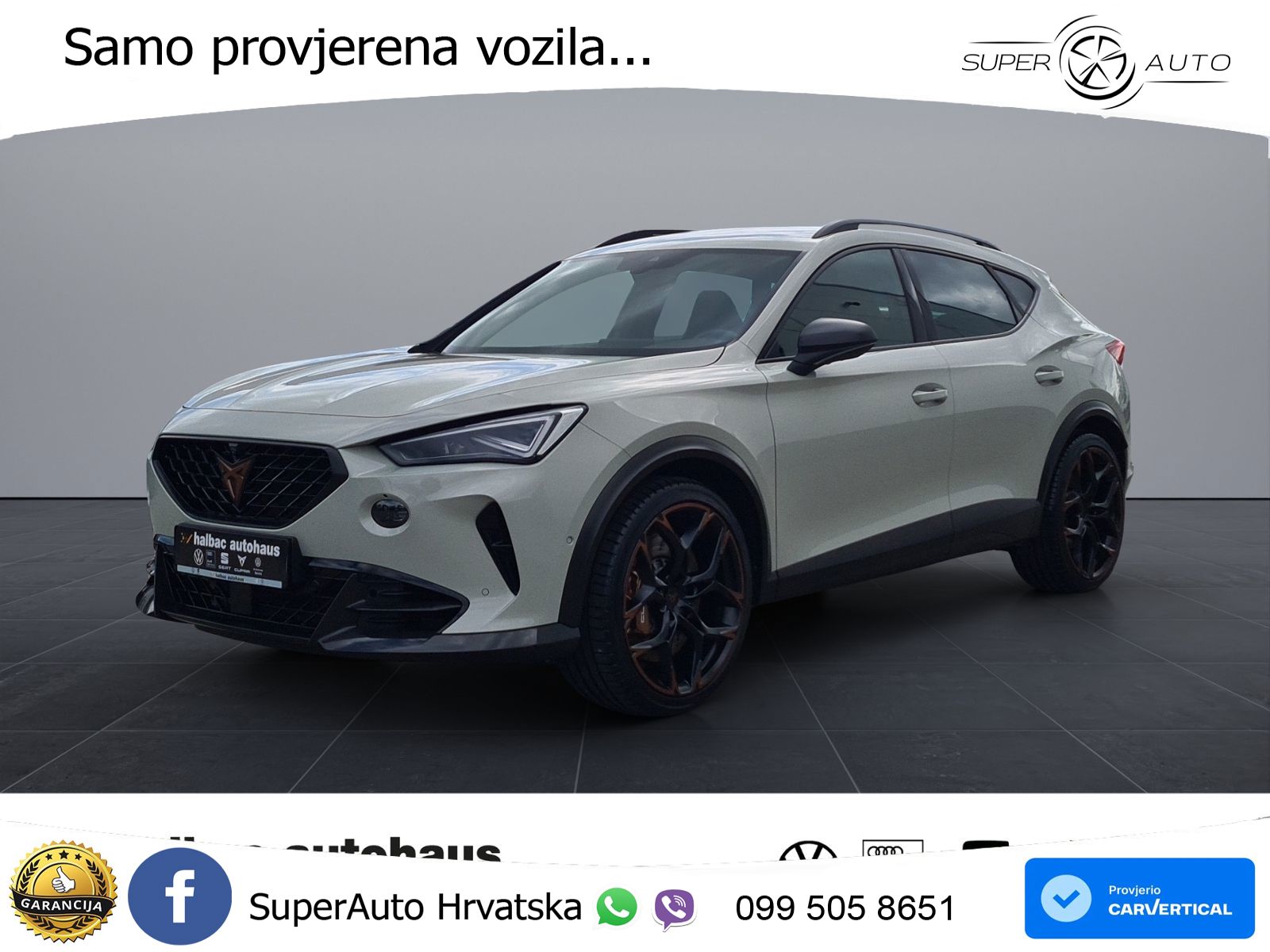 Cupra Formentor VZ5 2.5 TSI (390 KS) 4Drive DSG MATRIX+GR SJED+KAM