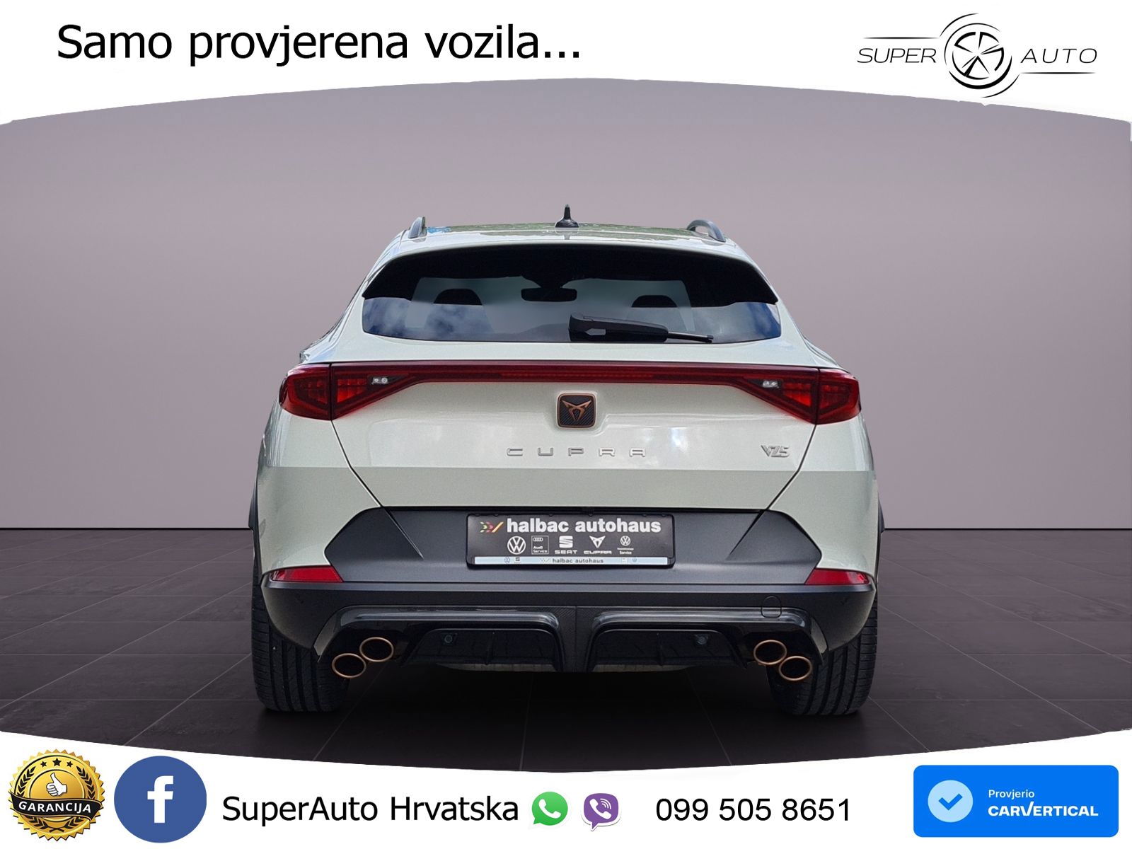 Cupra Formentor VZ5 2.5 TSI (390 KS) 4Drive DSG MATRIX+GR SJED+KAM