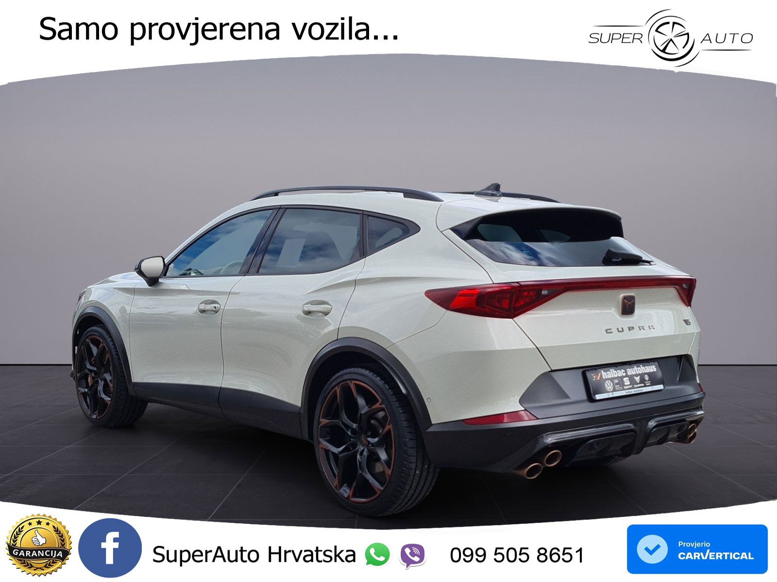Cupra Formentor VZ5 2.5 TSI (390 KS) 4Drive DSG MATRIX+GR SJED+KAM