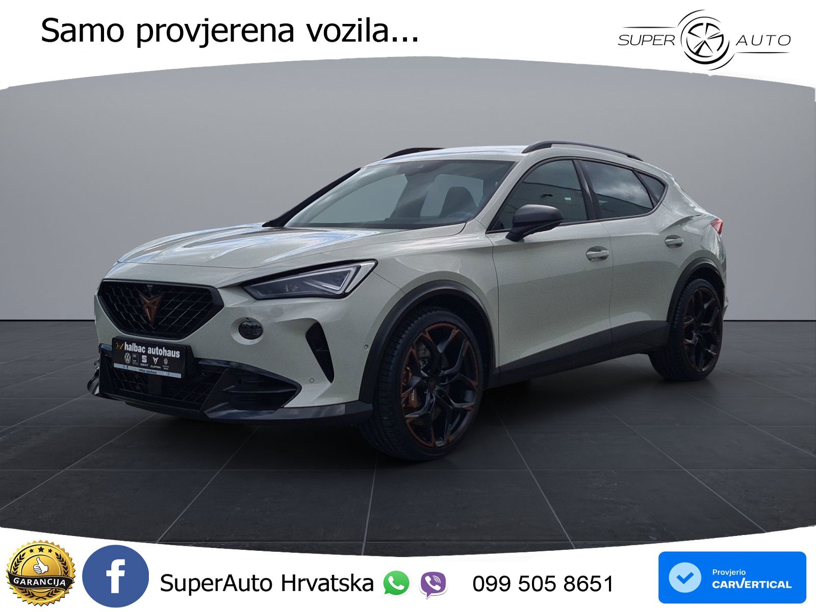 Cupra Formentor VZ5 2.5 TSI (390 KS) 4Drive DSG MATRIX+GR SJED+KAM