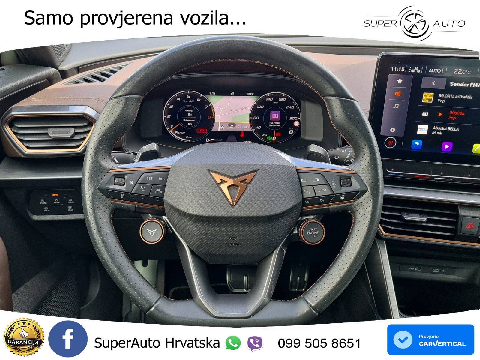Cupra Formentor VZ5 2.5 TSI (390 KS) 4Drive DSG MATRIX+GR SJED+KAM