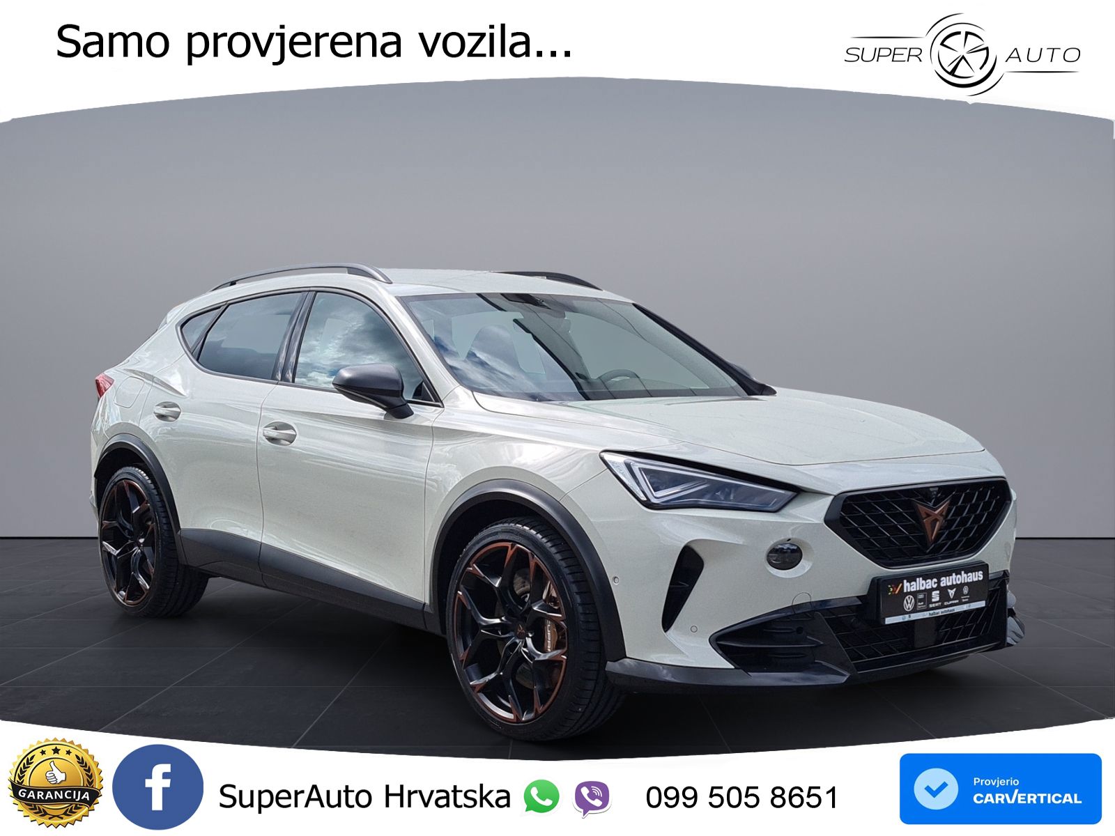 Cupra Formentor VZ5 2.5 TSI (390 KS) 4Drive DSG MATRIX+GR SJED+KAM