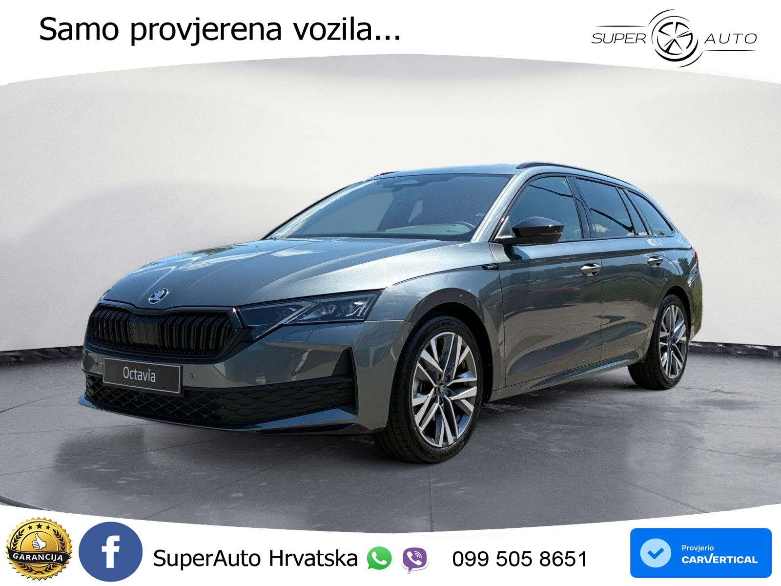 Škoda Octavia Combi 2.0 TSI (204 KS) 4x4 DSG SportLine MATRIX+GR SJED+KAM