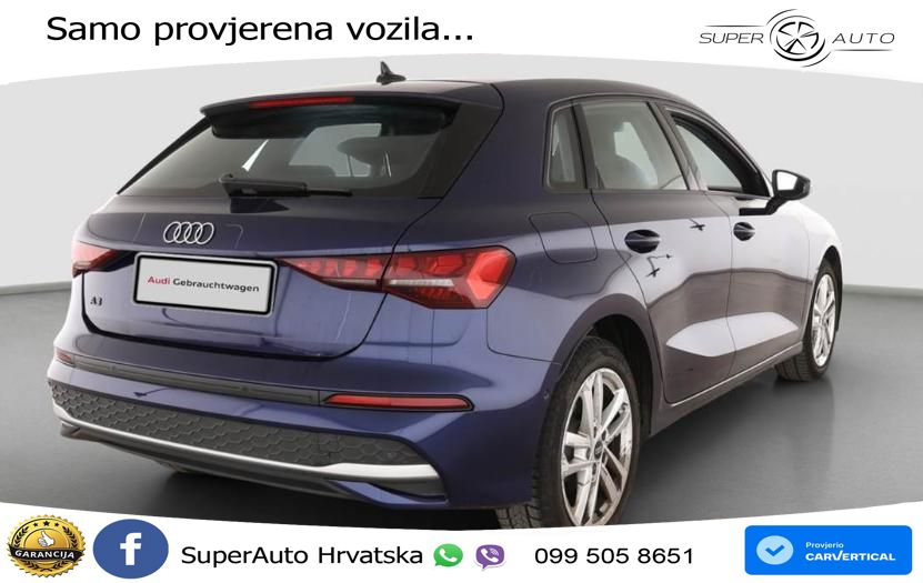 Audi A3 35 TFSI (150 KS) S tronic advanced LED+GR SJED+ACC