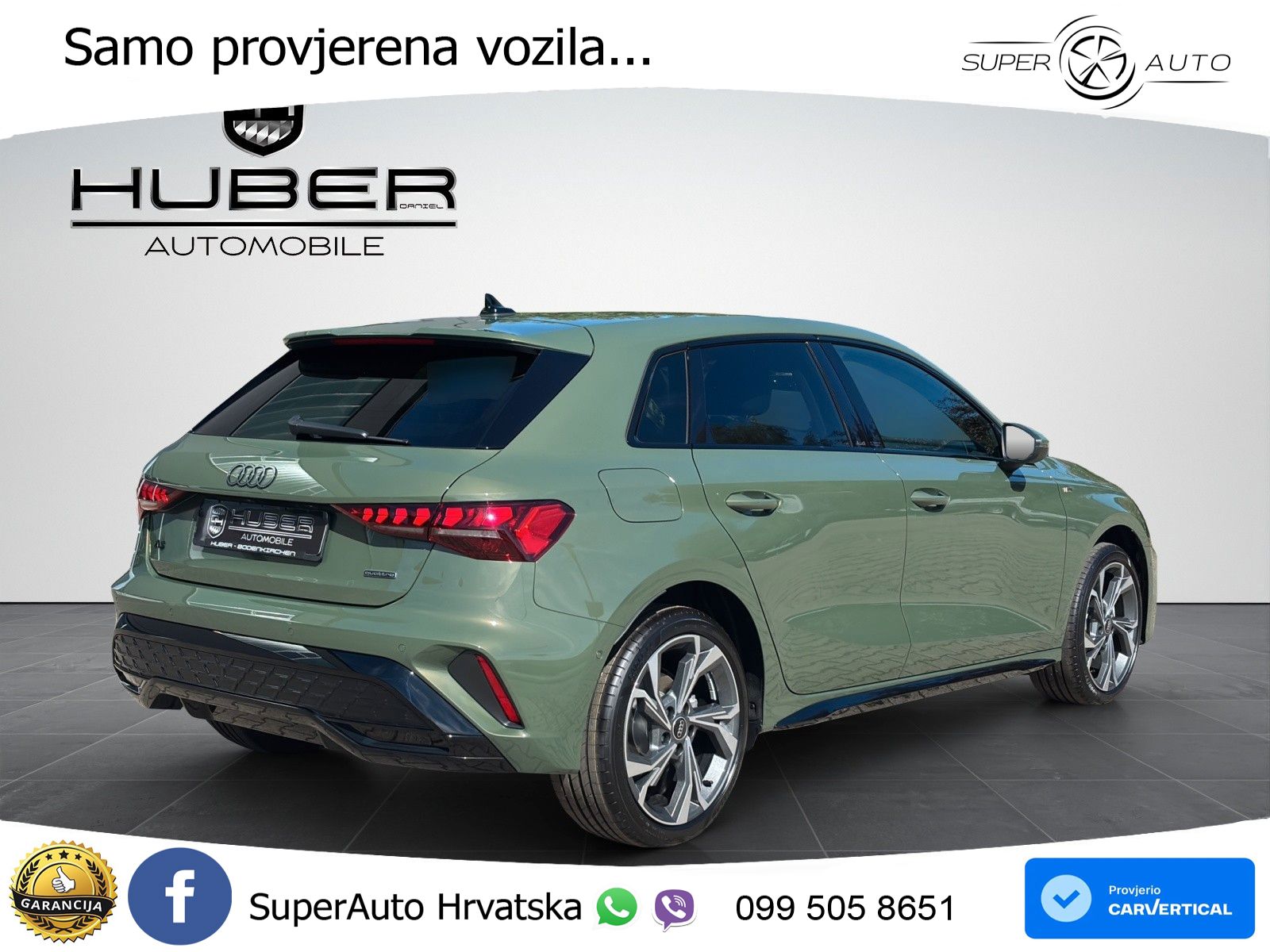 Audi A3 Sportback 40 TFSI (204 KS) quattro S tronic S line LED+GR SJED+ACC