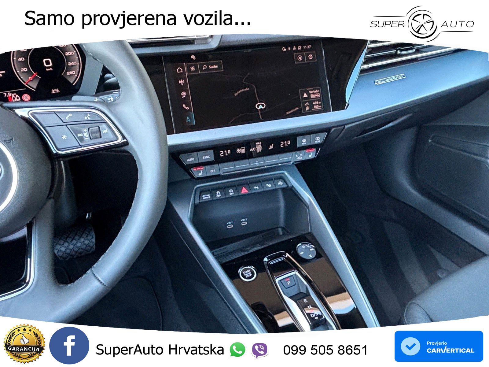 Audi A3 Sportback 40 TFSI (204 KS) quattro S tronic S line LED+GR SJED+ACC