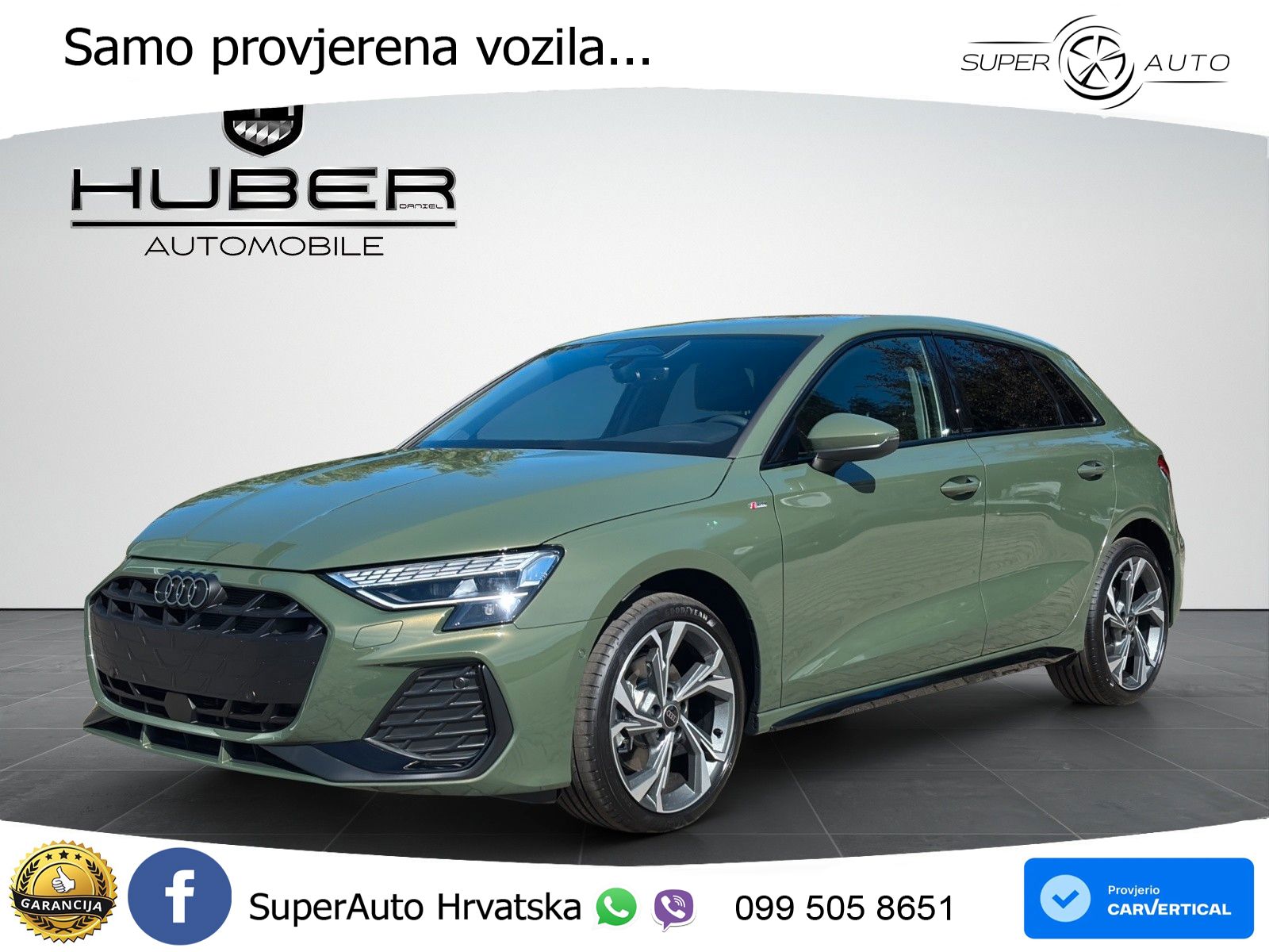 Audi A3 Sportback 40 TFSI (204 KS) quattro S tronic S line LED+GR SJED+ACC