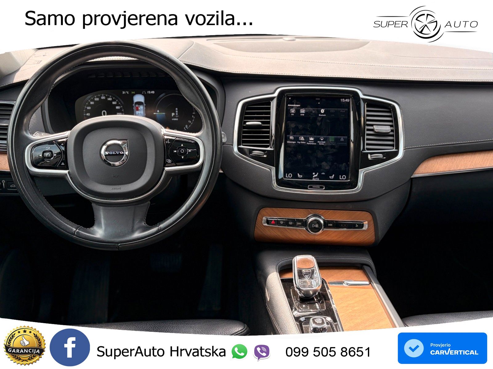 Volvo XC90 Recharge 2.0 T8 AWD Geartronic LED+GR SJED+ACC