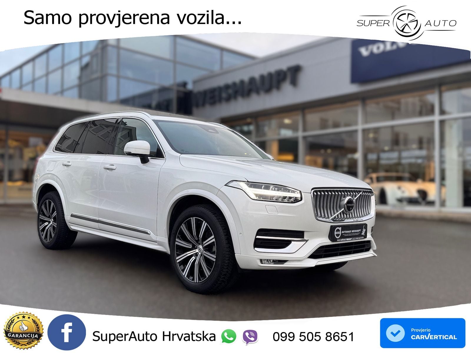 Volvo XC90 2.0 B5 Diesel AWD Automatic ACC+GR SJED+360+PANO