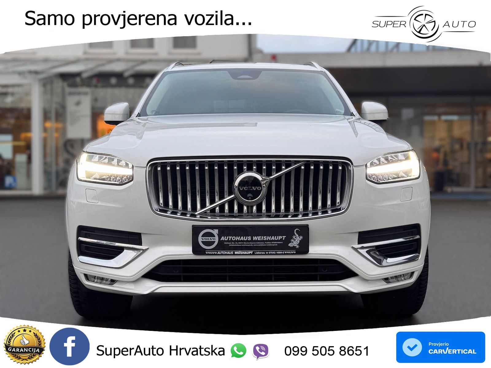 Volvo XC90 2.0 B5 Diesel AWD Automatic ACC+GR SJED+360+PANO