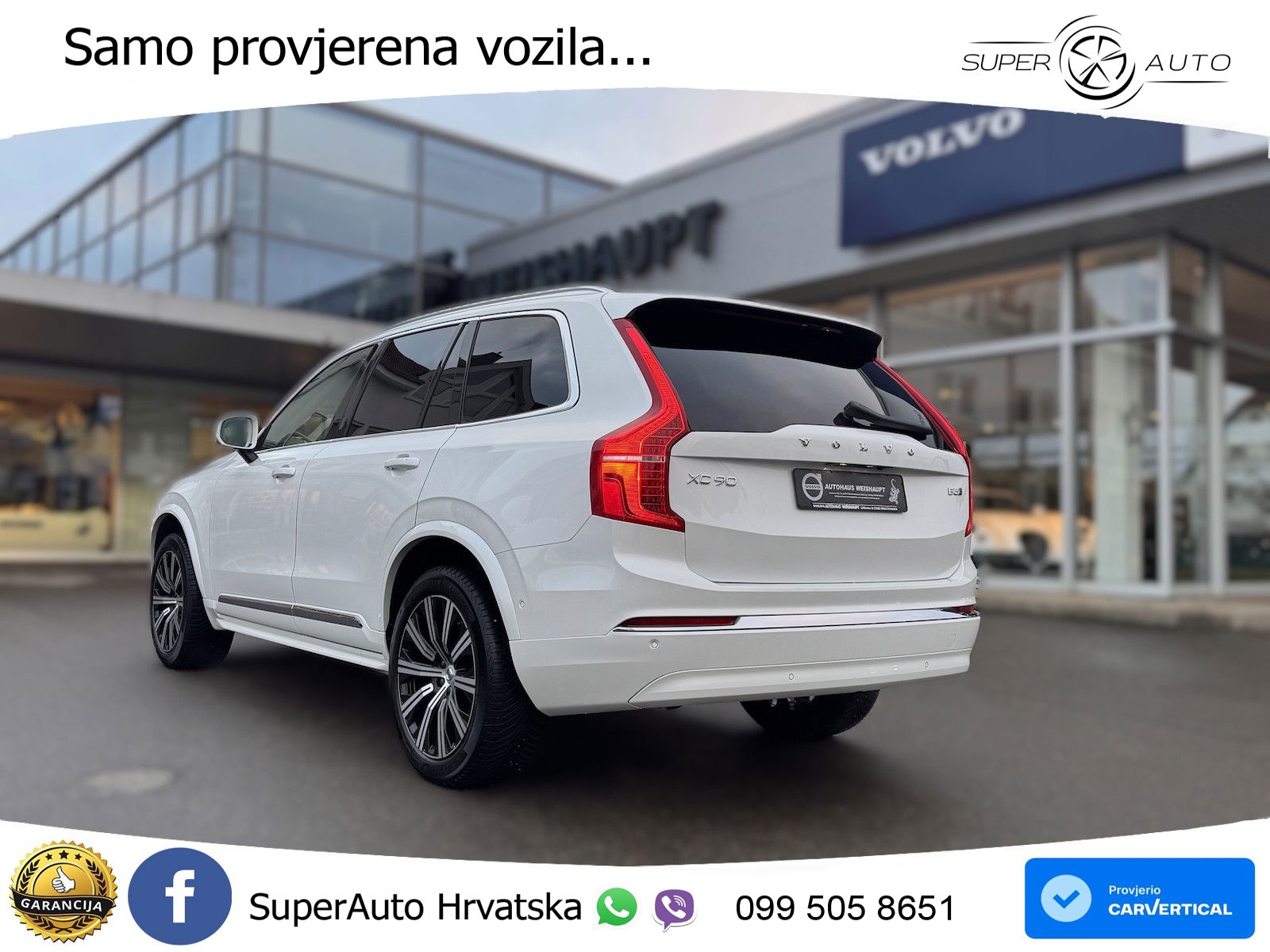 Volvo XC90 2.0 B5 Diesel AWD Automatic ACC+GR SJED+360+PANO