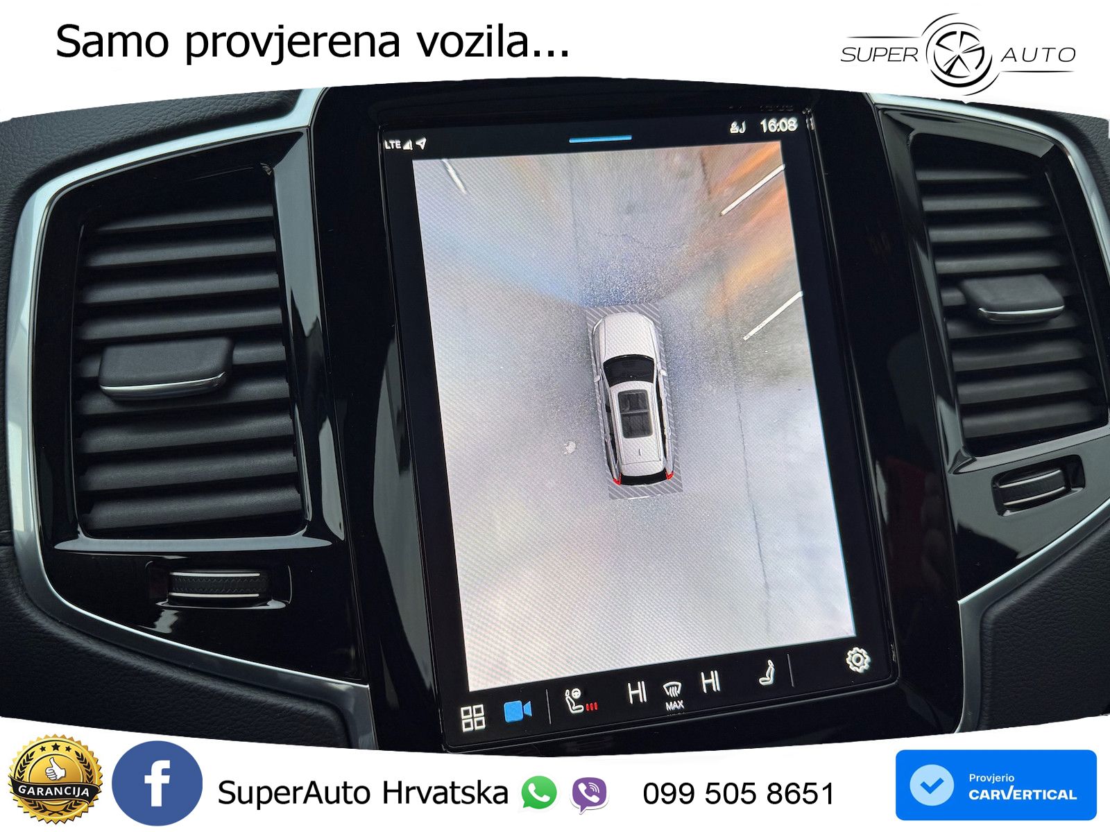Volvo XC90 2.0 B5 Diesel AWD Automatic ACC+GR SJED+360+PANO