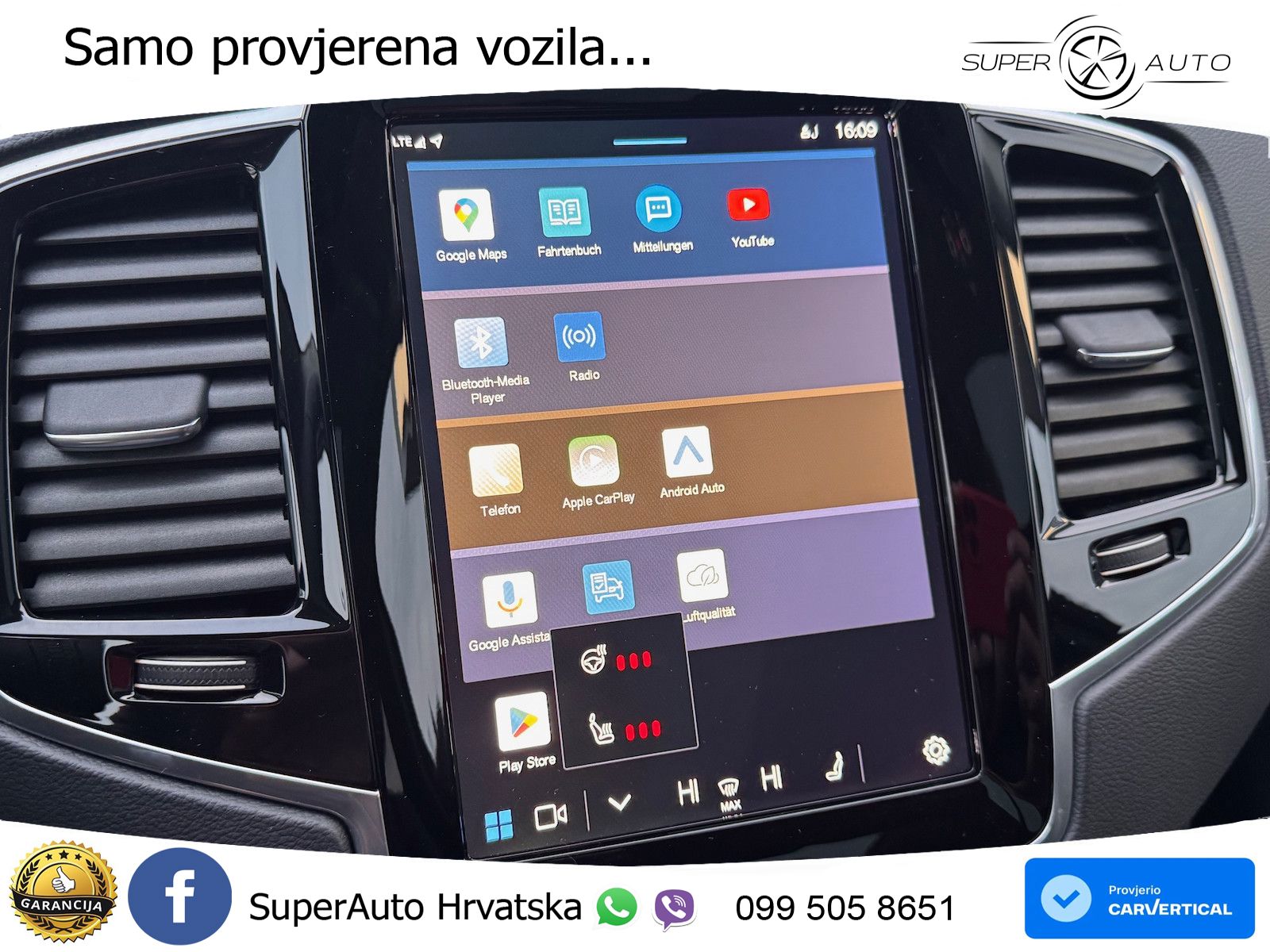 Volvo XC90 2.0 B5 Diesel AWD Automatic ACC+GR SJED+360+PANO