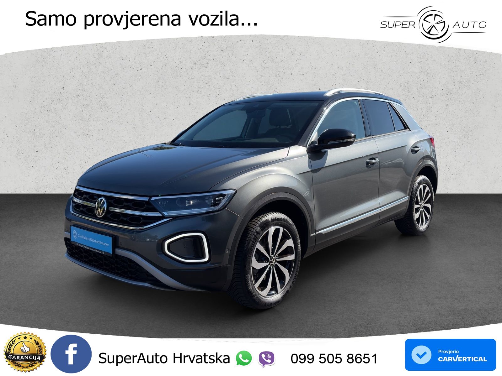 Volkswagen T-Roc 1.5 TSI (150 KS) DSG LED+GR SJED+ACC