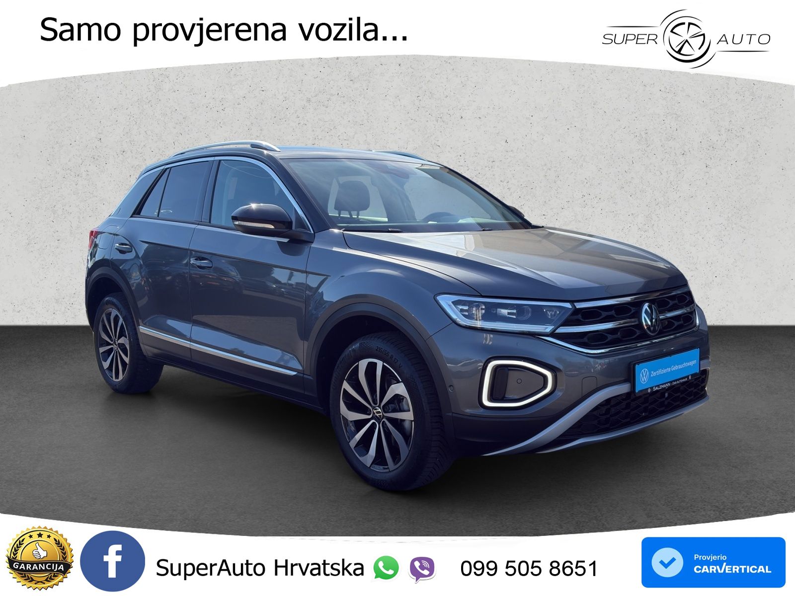 Volkswagen T-Roc 1.5 TSI (150 KS) DSG LED+GR SJED+ACC