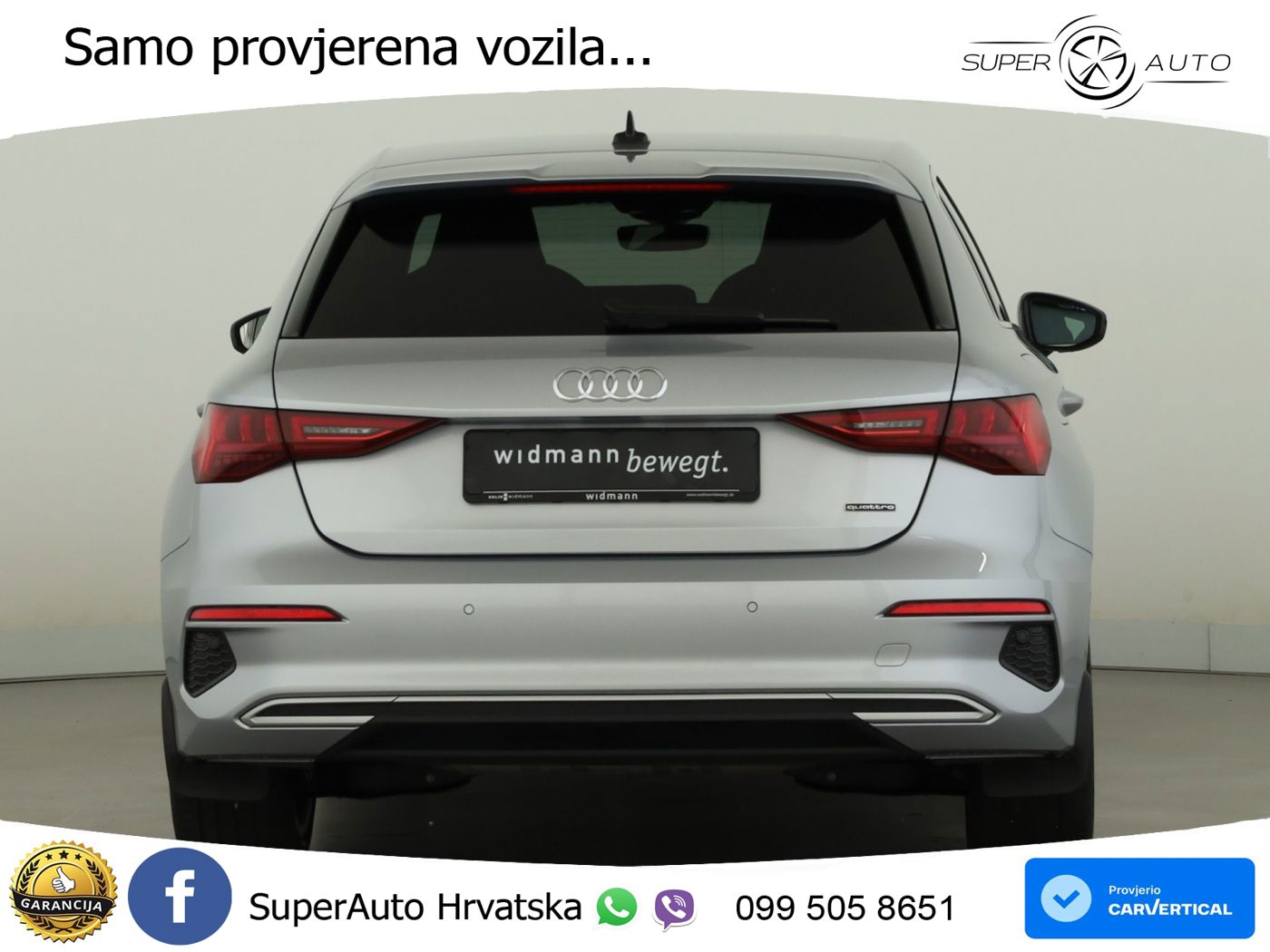 Audi A3 40 TFSI (190 KS) quattro S tronic LED+GR SJED+ACC