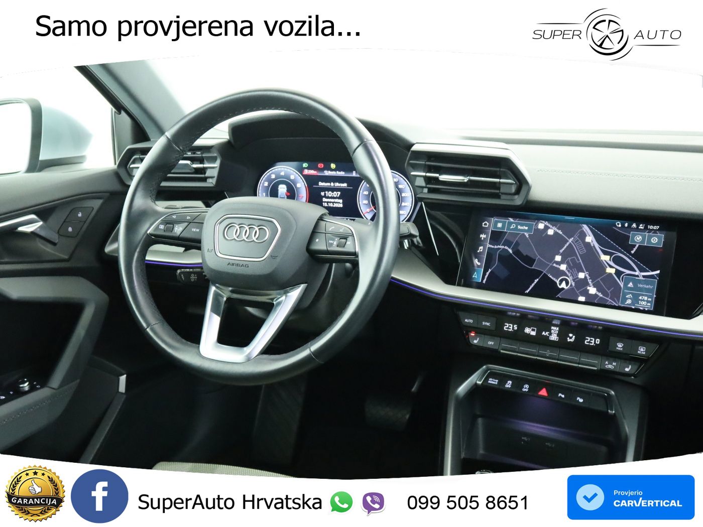 Audi A3 40 TFSI (190 KS) quattro S tronic LED+GR SJED+ACC