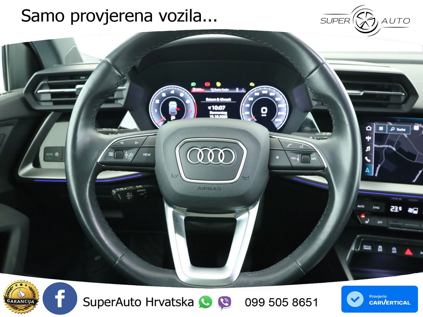 Audi A3 40 TFSI (190 KS) quattro S tronic LED+GR SJED+ACC