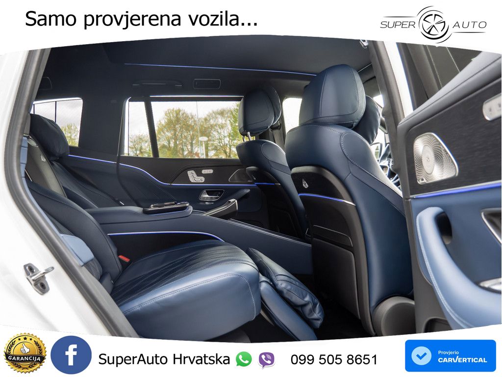 Mercedes Maybach GLS 600 V8 (557 KS) EQ Boost 4MATIC 9G-TRONIC ZRAČNI+ACC+GR SJED+KAM+PANO