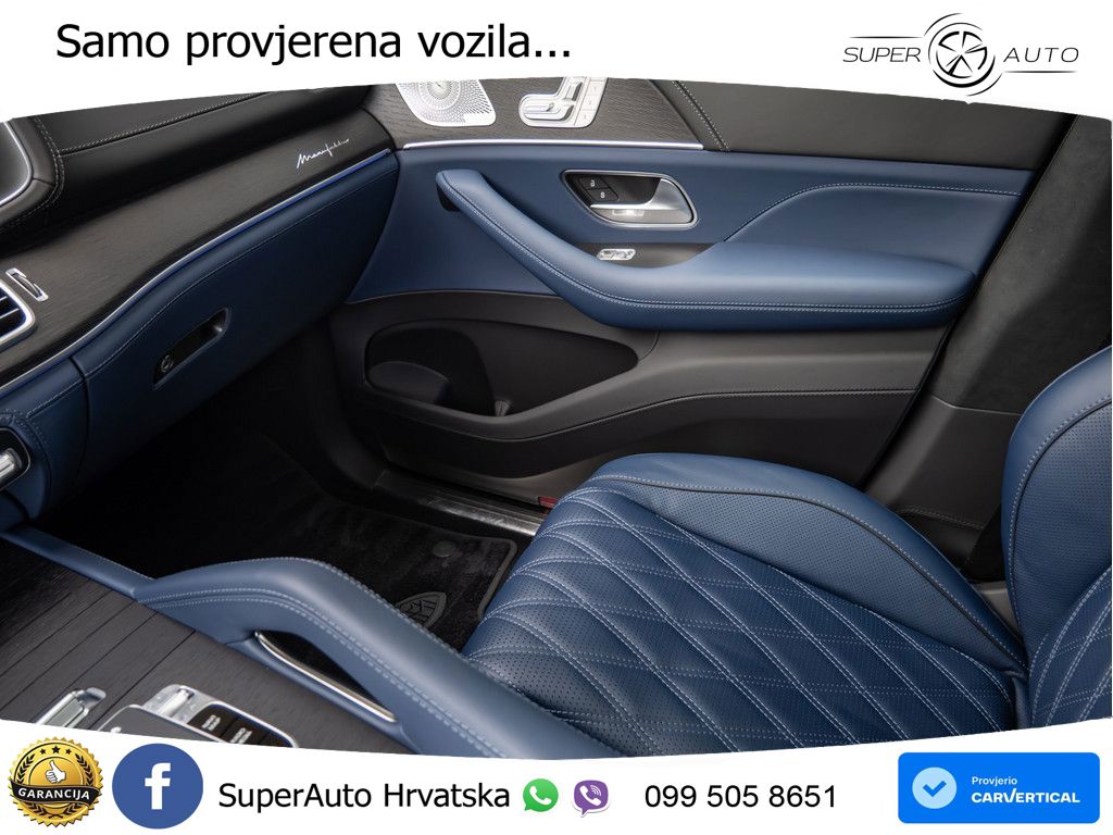 Mercedes Maybach GLS 600 V8 (557 KS) EQ Boost 4MATIC 9G-TRONIC ZRAČNI+ACC+GR SJED+KAM+PANO