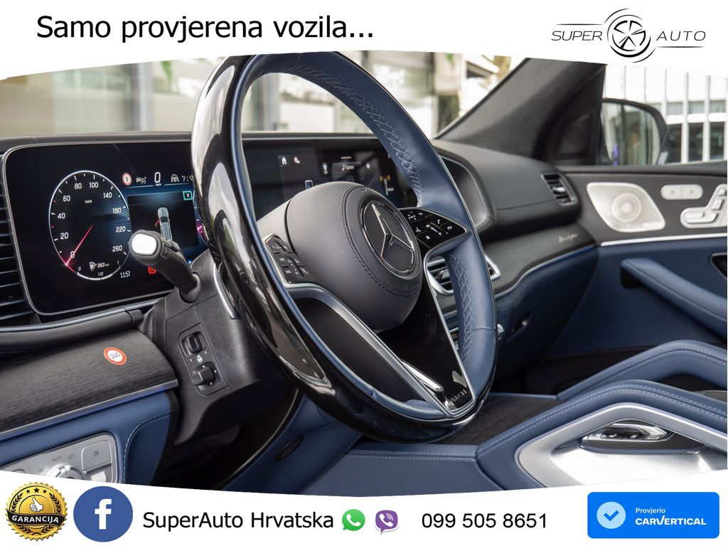 Mercedes Maybach GLS 600 V8 (557 KS) EQ Boost 4MATIC 9G-TRONIC ZRAČNI+ACC+GR SJED+KAM+PANO