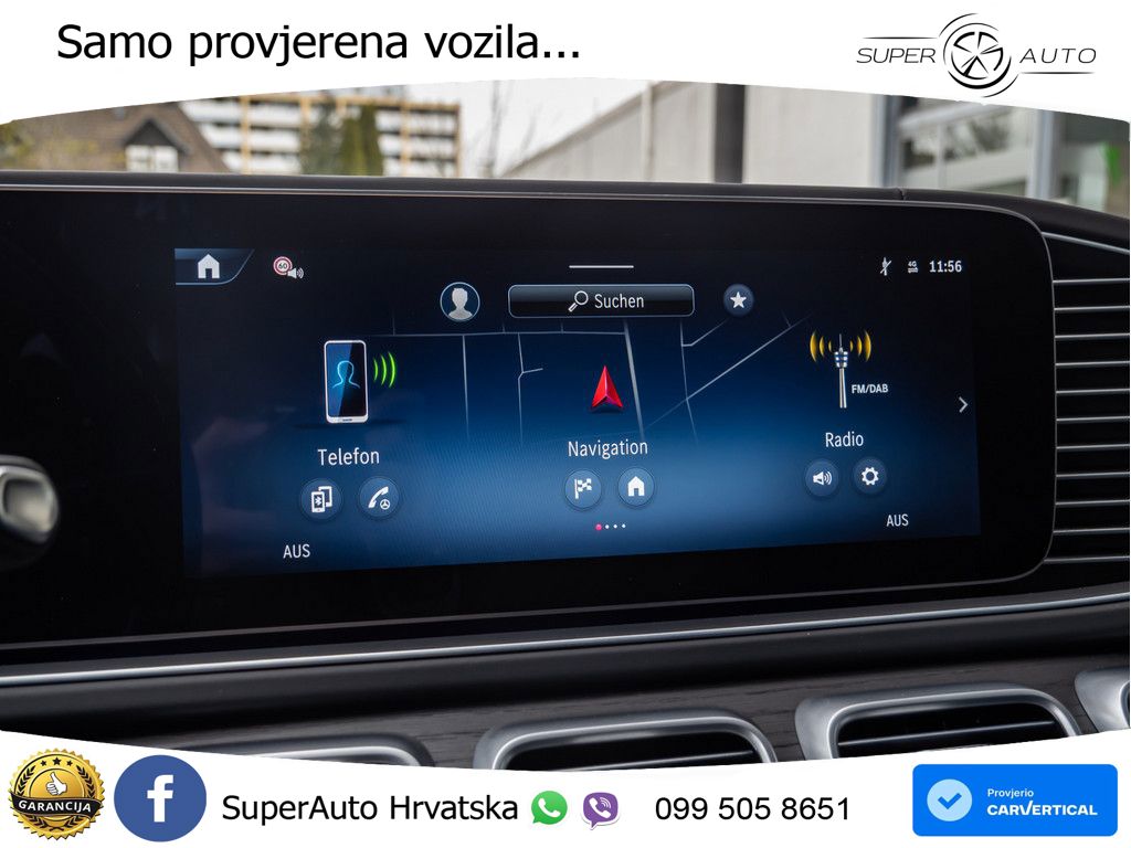 Mercedes Maybach GLS 600 V8 (557 KS) EQ Boost 4MATIC 9G-TRONIC ZRAČNI+ACC+GR SJED+KAM+PANO
