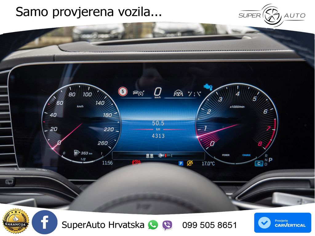 Mercedes Maybach GLS 600 V8 (557 KS) EQ Boost 4MATIC 9G-TRONIC ZRAČNI+ACC+GR SJED+KAM+PANO