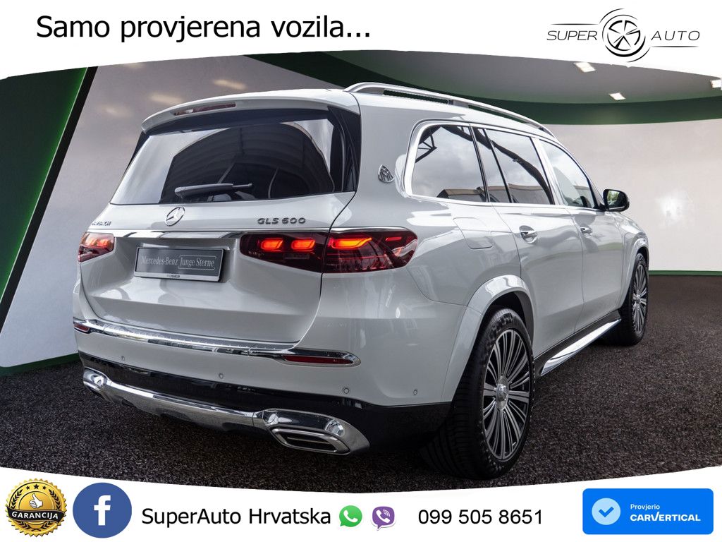Mercedes Maybach GLS 600 V8 (557 KS) EQ Boost 4MATIC 9G-TRONIC ZRAČNI+ACC+GR SJED+KAM+PANO