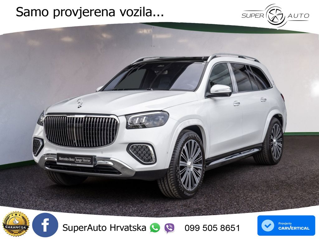 Mercedes Maybach GLS 600 V8 (557 KS) EQ Boost 4MATIC 9G-TRONIC ZRAČNI+ACC+GR SJED+KAM+PANO