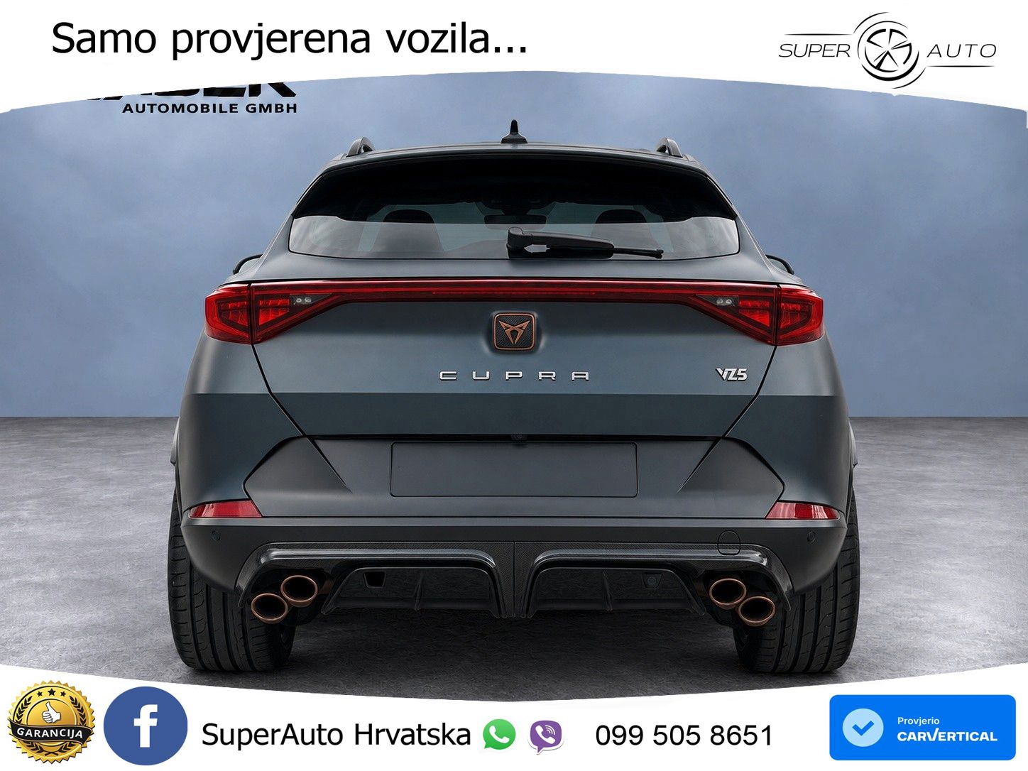 Cupra Formentor VZ5 2.5 TSI (390 KS) 4Drive DSG LED+ACC