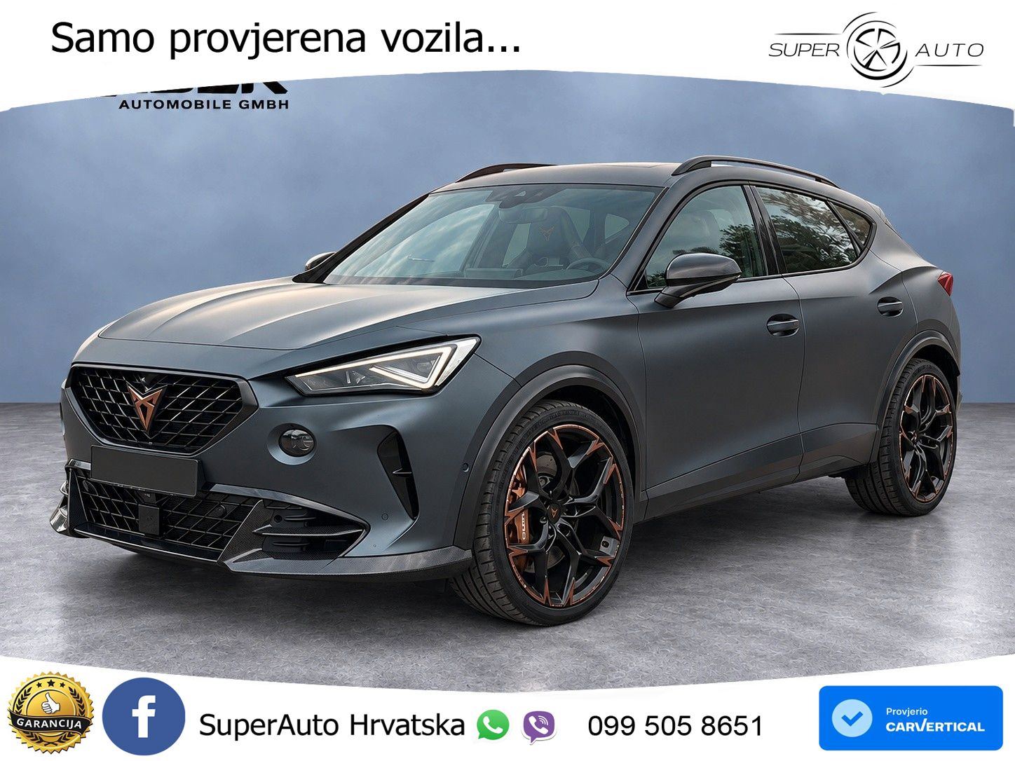 Cupra Formentor VZ5 2.5 TSI (390 KS) 4Drive DSG LED+ACC