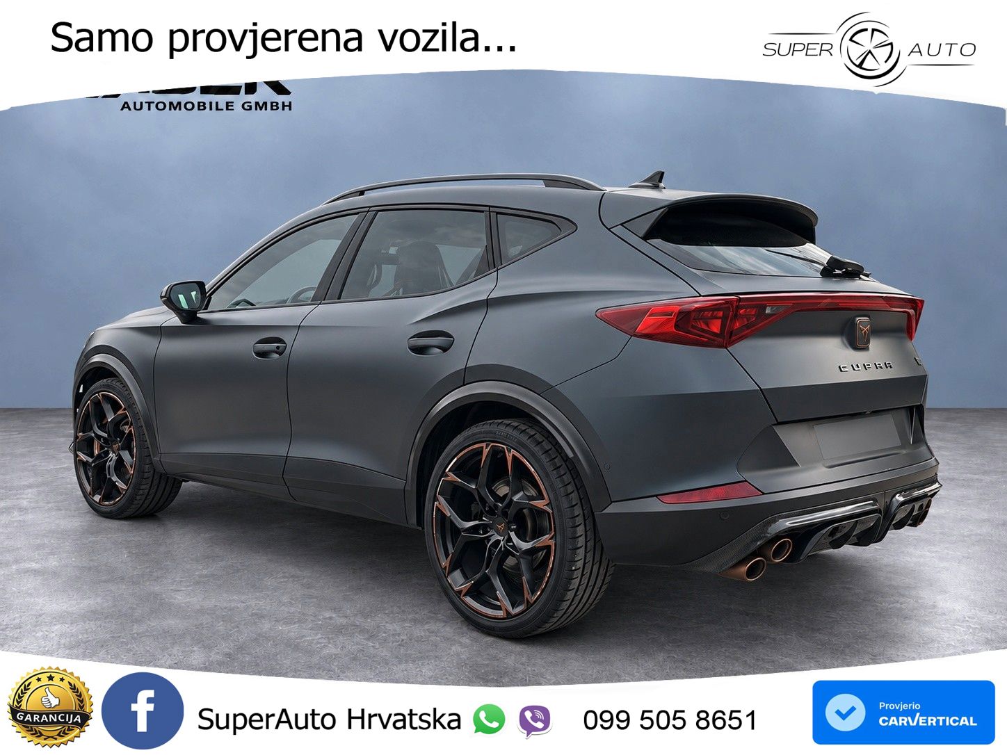 Cupra Formentor VZ5 2.5 TSI (390 KS) 4Drive DSG LED+ACC