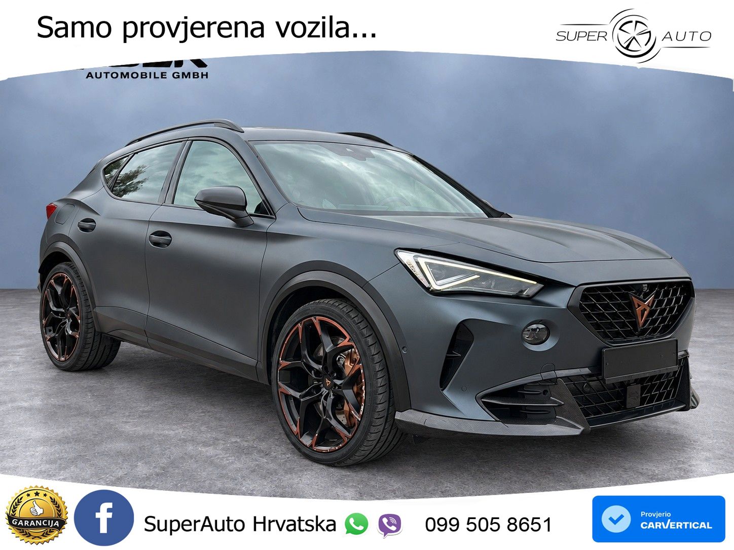 Cupra Formentor VZ5 2.5 TSI (390 KS) 4Drive DSG LED+ACC