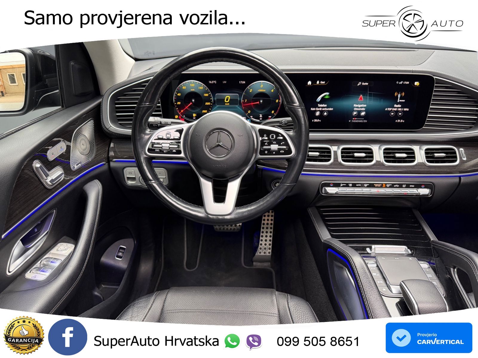 Mercedes-Benz GLS GLS 400d 4MATIC G-TRONIC ZRAČNI+ACC+GR SJED+360+PANO