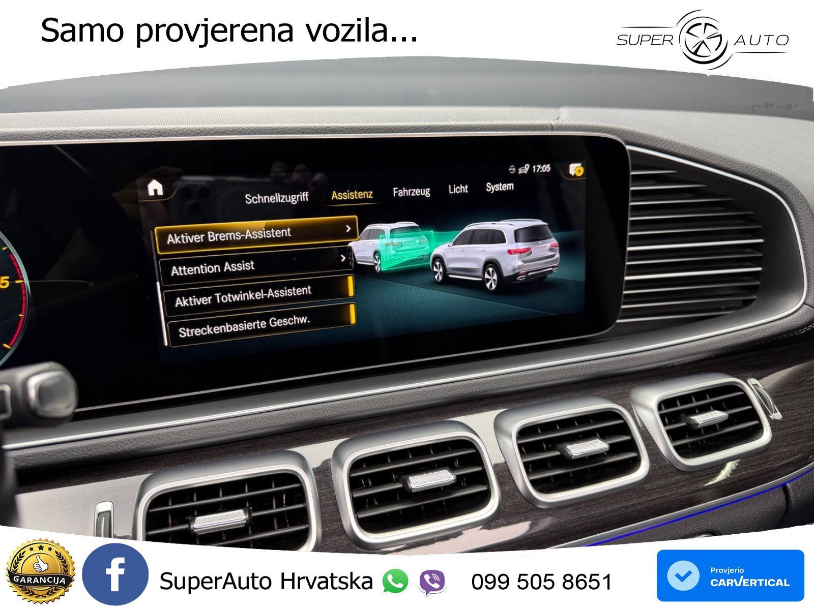 Mercedes-Benz GLS GLS 400d 4MATIC G-TRONIC ZRAČNI+ACC+GR SJED+360+PANO