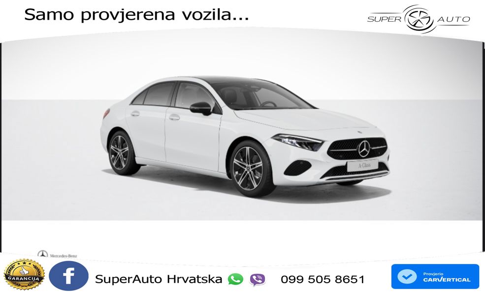 Mercedes-Benz A 180d 8G-DCT LED+GR SJED+ACC