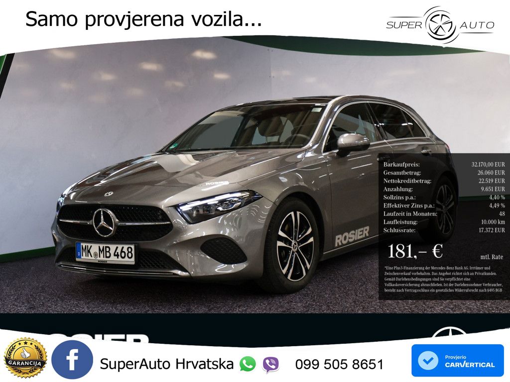 Mercedes-Benz A 220d 8G-DCT LED+GR SJED+ACC