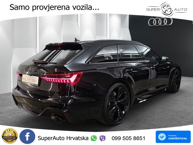 Audi RS6 Avant 4.0 TFSI V8 (600 KS) quattro Tiptronic ZRAČNI+ACC+GR SJED+KAM+PANO