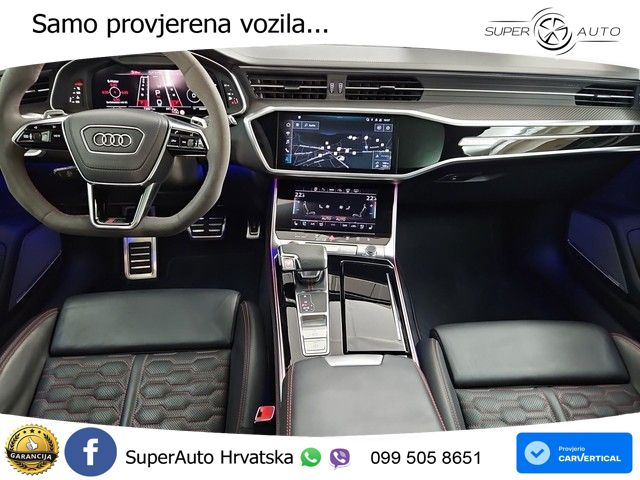Audi RS6 Avant 4.0 TFSI V8 (600 KS) quattro Tiptronic ZRAČNI+ACC+GR SJED+KAM+PANO