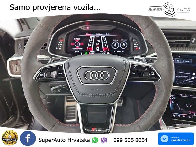 Audi RS6 Avant 4.0 TFSI V8 (600 KS) quattro Tiptronic ZRAČNI+ACC+GR SJED+KAM+PANO