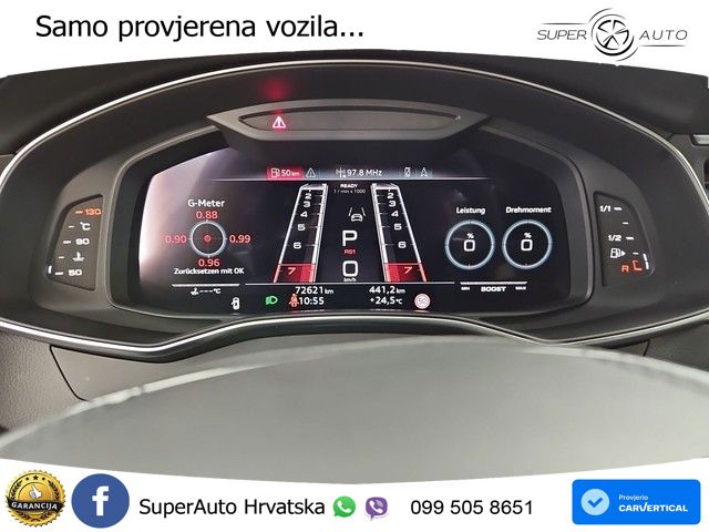 Audi RS6 Avant 4.0 TFSI V8 (600 KS) quattro Tiptronic ZRAČNI+ACC+GR SJED+KAM+PANO